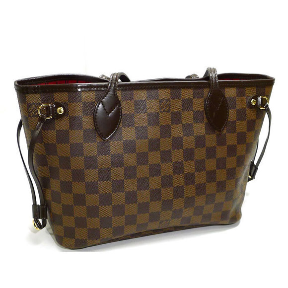 Louis Vuitton Tote Ebene Damier PM Bag Neverfull - Picture 1 of 8